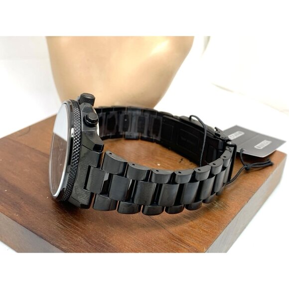 Citizen Men's Watch CA0295-58E Nighthawk Eco Drive Chronograph Black Dial Steel - Picture 10 of 15